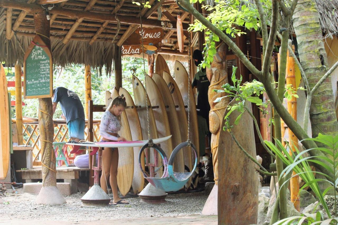 Balsa Surf Camp By Rotamundos Hotel Montanita Ngoại thất bức ảnh